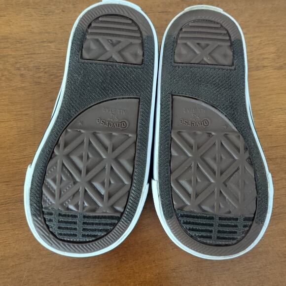 Converse Chuck Taylor All Star low tops black toddler little kids size 6 - Picture 9 of 9